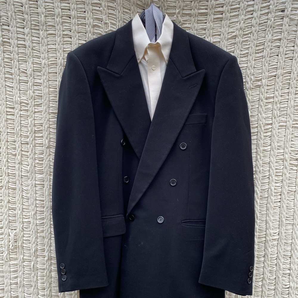 Stafford Button Up and Tie - Midtown Manny Blazer